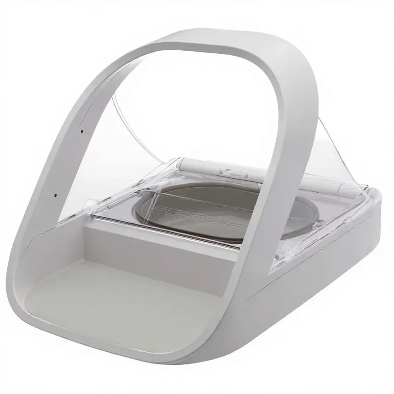 Smart Gravity Cat Feeder Automatic Pet Food Bowl Large Capacity Dustproof Storage Container with Transparent Cover for Dogs