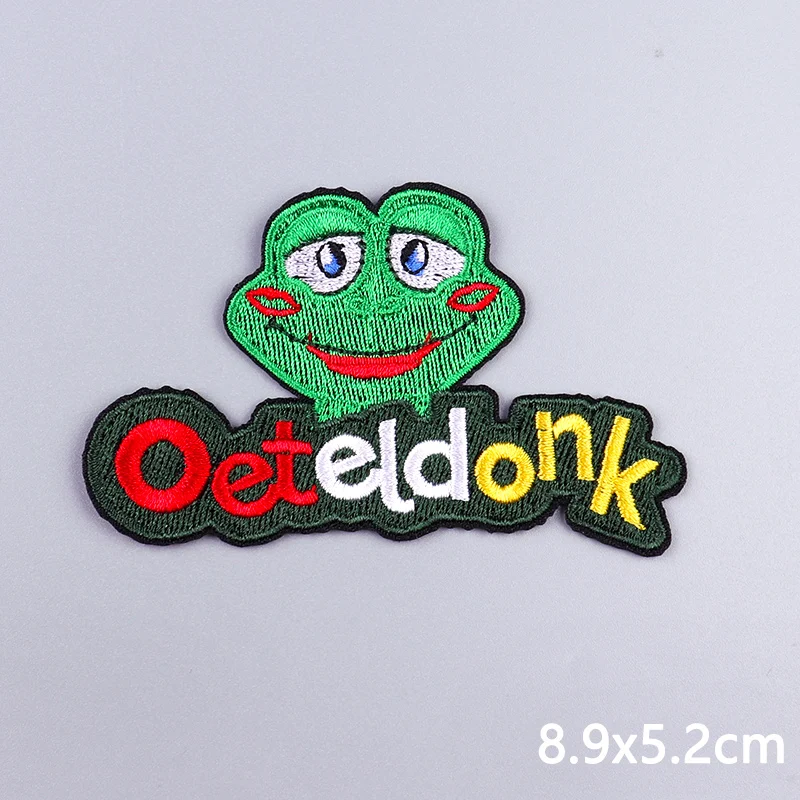 2026 Oeteldonk emblemen opstrijkbare patch Nederlandse carnaval badge voor festival geborduurde patch op kleding viering souvenir cadeau