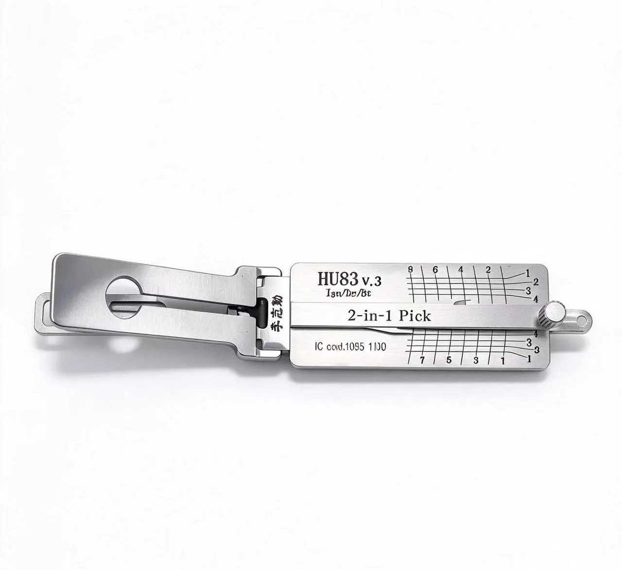 Li's two-in-one HU83 car lock reading gear tool Citroen, logo series CNC key cutting locksmith - view 3