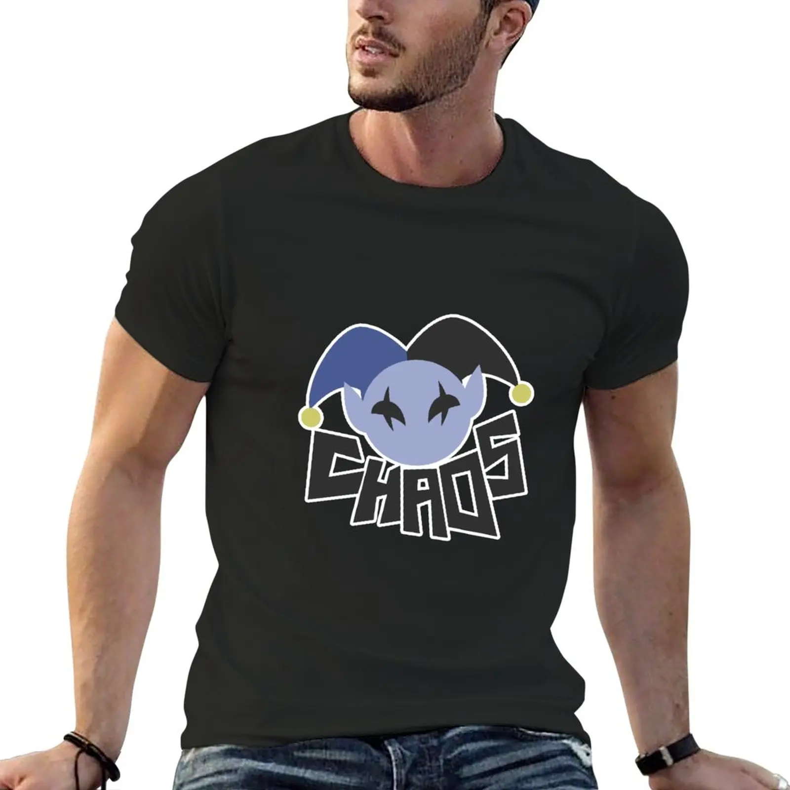 Jevil ~ CHAOS, CHAOS! T-Shirt for a boy shirts graphic tees plus sizes plus size tops workout shirts for men