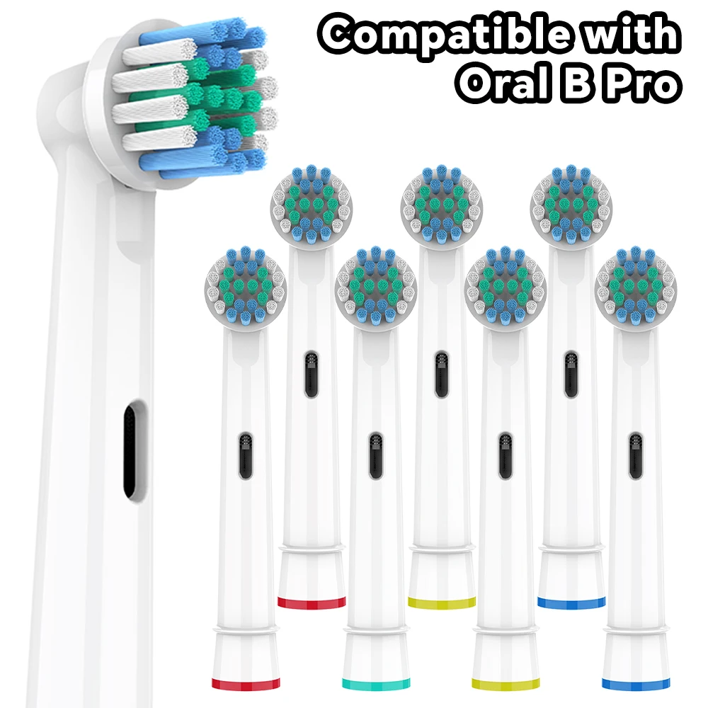 

Replacement Brush Heads Compatible with Oral B Series Electric Toothbrush, Daily Clean Toothbrush Head for Pro 1000 100 500