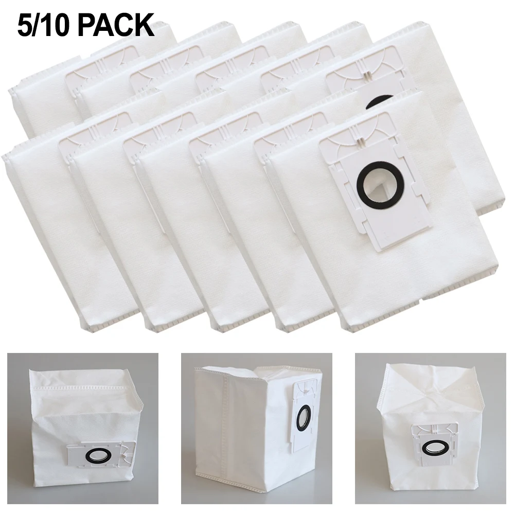 5/10 Pcs Dust Bags For TCL SWEEVA 6500 Robotic Vacuum Cleaner Spare Parts Handheld CordlessVac Spare Parts Accessories