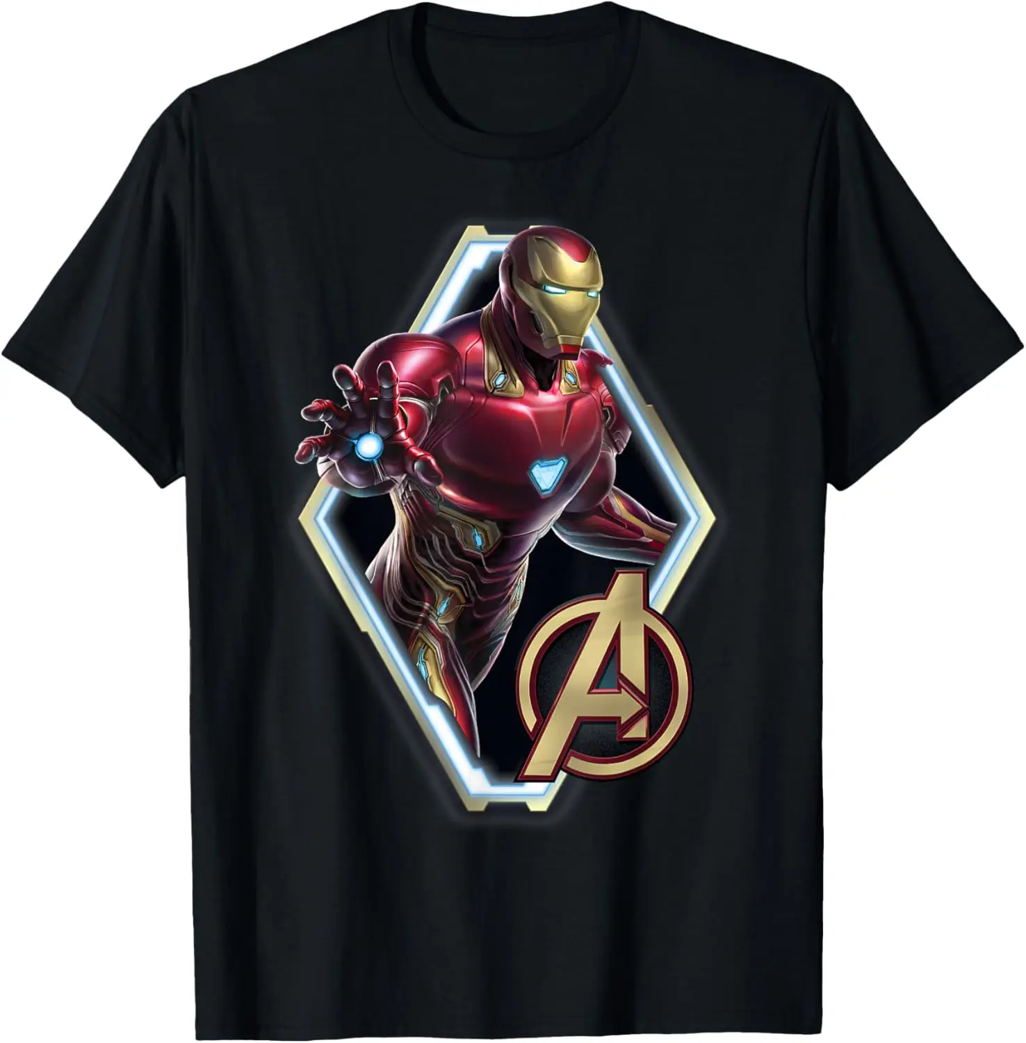 

MINISO X Marvel Avengers Endgame Iron Man Logo Graphic T-Shirt T-Shirt