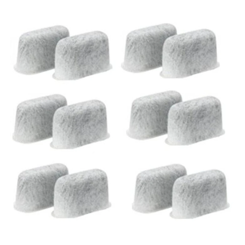 6/12pcs Activated Carbon Water Filter Replacement Non-woven Bamboo Charcoal Filter For Cuisinart Coffee Machine