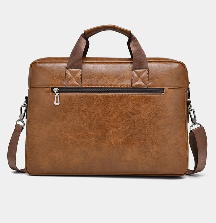 Nuova valigetta da uomo, borsa per laptop multistrato impermeabile di grande capacità, borsa a tracolla monospalla casual e alla moda