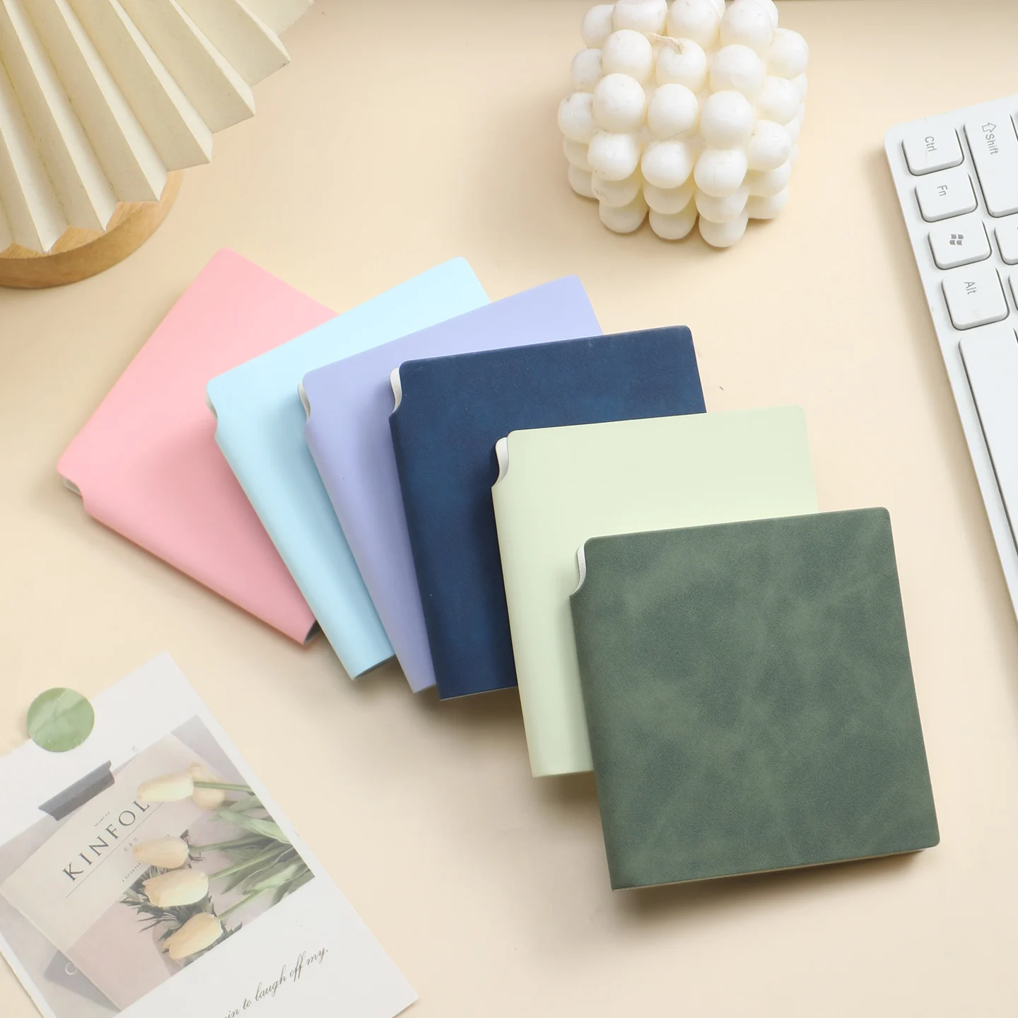 

Mini Blank Notebook 98 Sheets/196 Pages Compact And Portable 75g Daolin Paper Thickened And Impervious To Ink