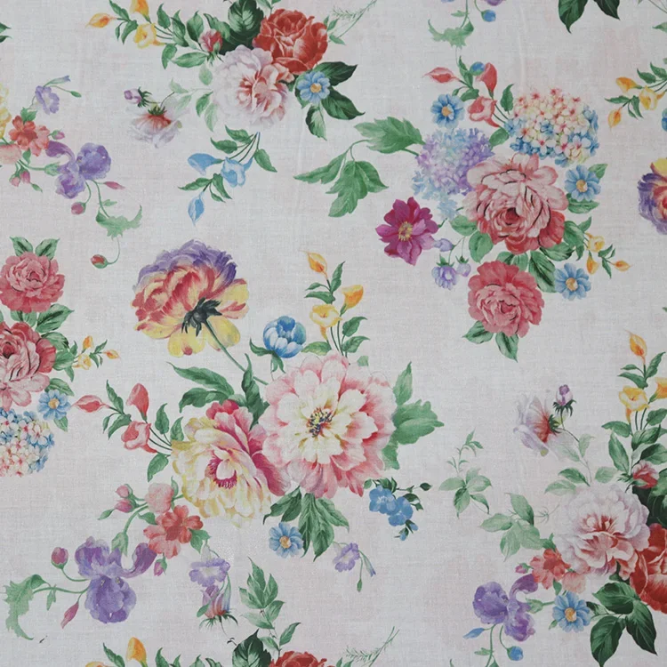 

Colorful 100% cotton, free-form fabric, digital printing, sewn fabric skirt, children's designer poplin Tela fabric by the yard