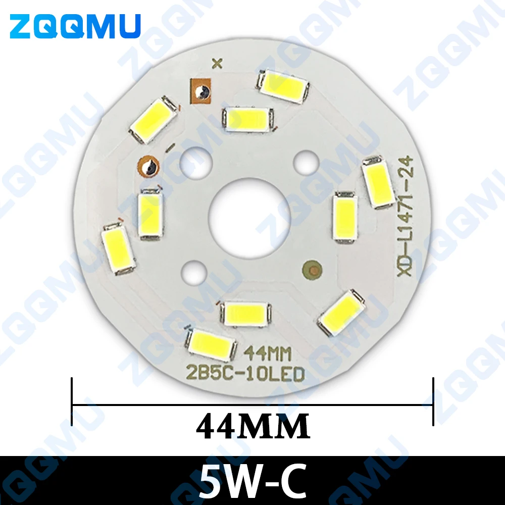 Imagem -06 - Placa de Luz Redonda de Fonte de Luz Lâmpada Led de Alto Brilho 2w 3w 5w 7w 9w 31 Mm65 mm Lâmpada Faça Você Mesmo Fonte de Luz de Transformação Redonda com 10 Peças