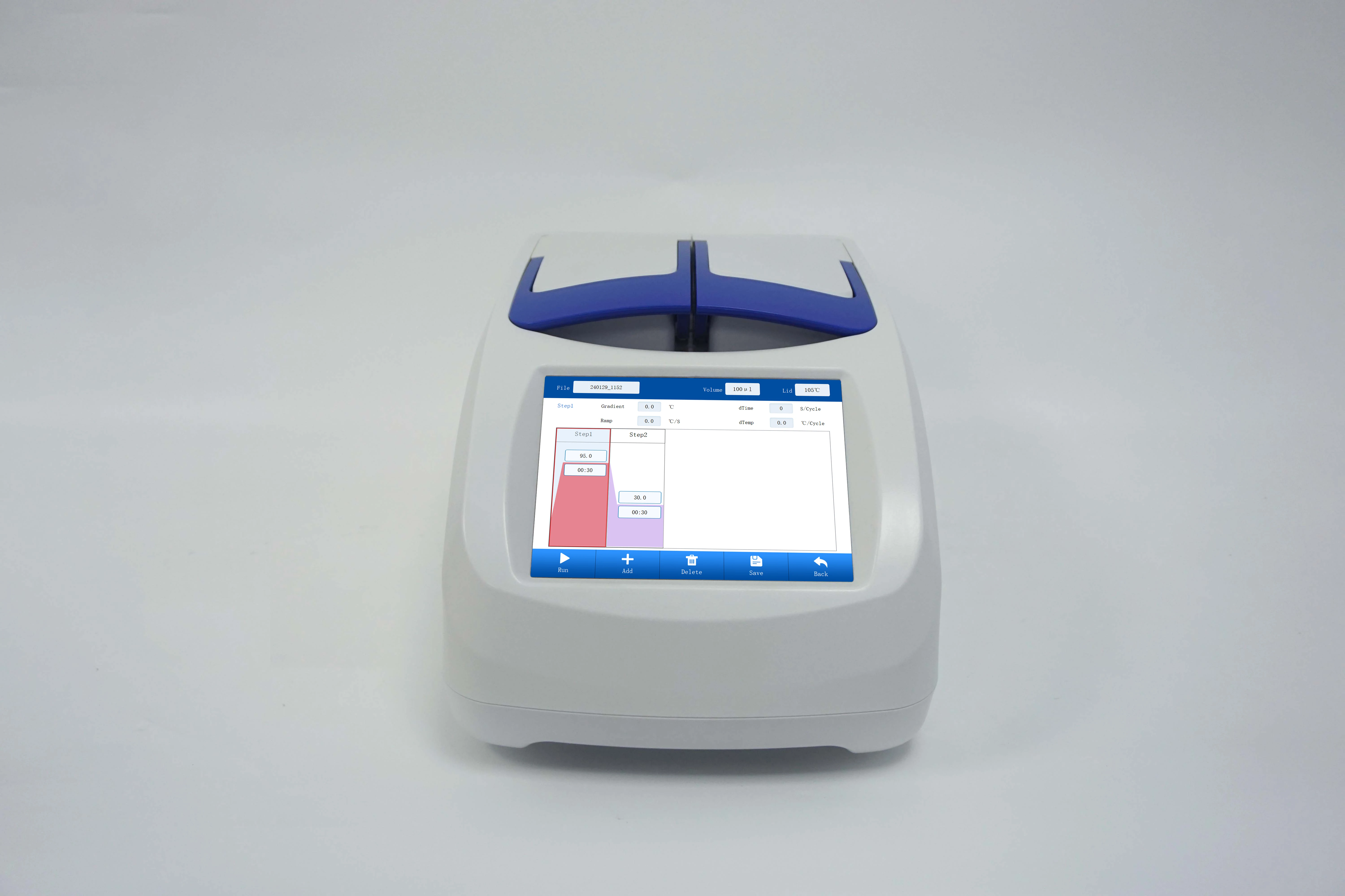 T200 PCR  48/48 Well  Double Slot Gradient Gene Amplification Instrument  Gradient Thermocycler PCR