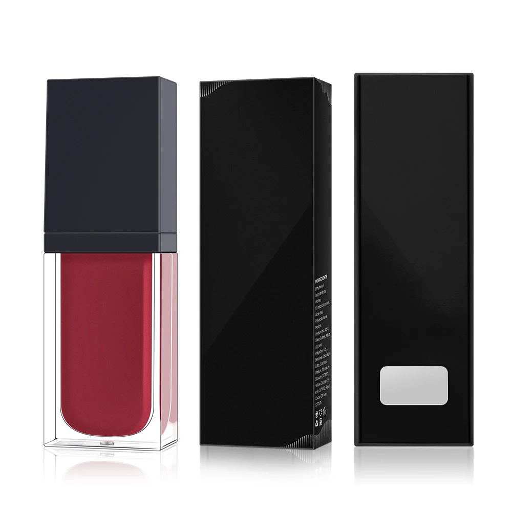 Private Label 7-kleuren vloeibare Blush Pigment Langdurige natuurlijke matte kleurweergave Aangepast logo Make-up Groothandel Zwarte hoes