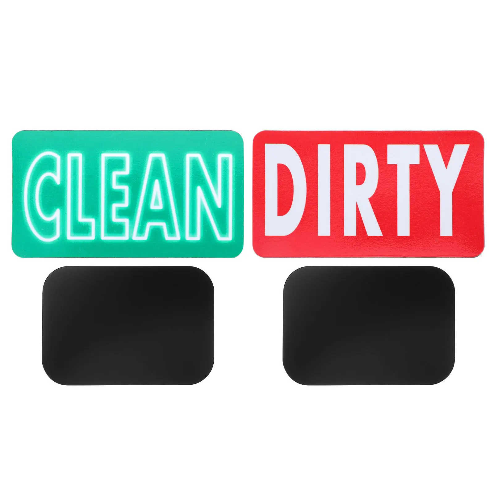 1Pcs Dishwasher Clean Magnet Sign Dual Side Magnetic Indicator Easy Flip for Clean Dirty Home Office Decor