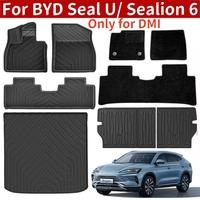 For BYD Seal U / Sealion 6 Song Plus DMI 2021-2025 TPE Floor Mats and Cargo Liner, All Weather Floor Liners Trunk Mat Only DMI