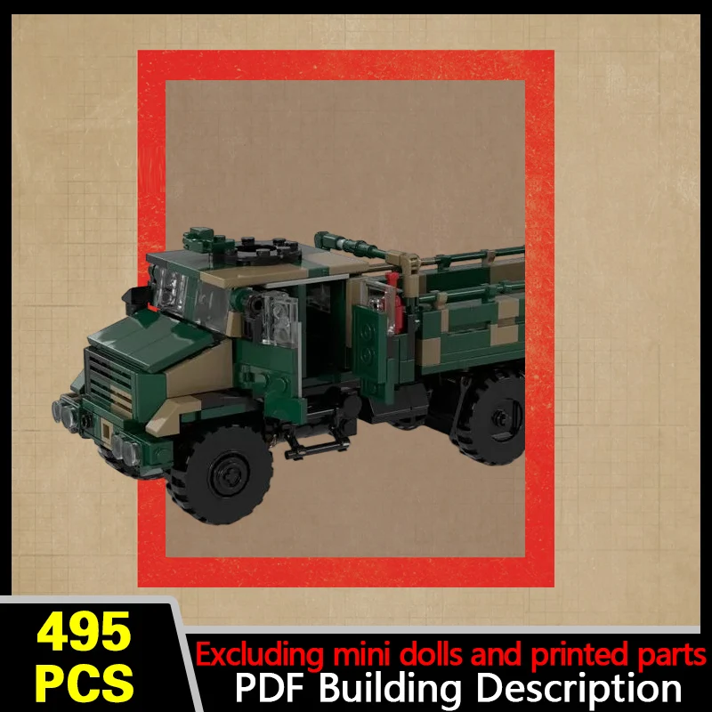 CTM13 Off-Road Truck Model MOC Building Bricks War Equipment Modular Technology Gifts Holiday Assemble Children Toys Suit