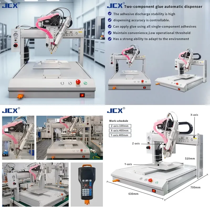 Automatic Liquid Dispensing Machine for Silicone Coating Epoxy Resin PU UV PVC AB Glue Robot Precision Auto Dispenser