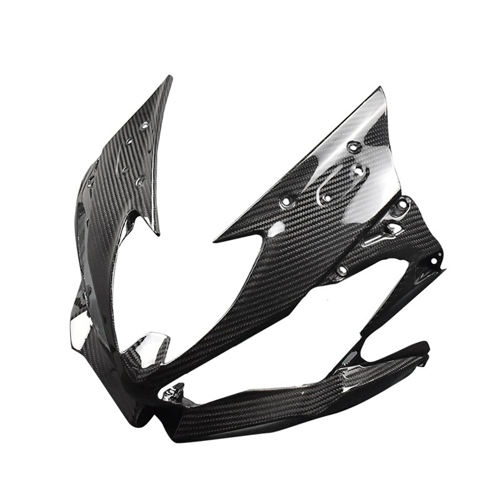 

Аксессуары для мотоциклов из углеродного волокна, передний носовой обтекатель, чехол для KAWASAKI Ninja ZX6R 2019 2020 2021