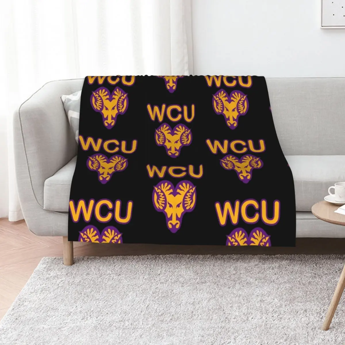 

West Chester University Throw Blanket Camping Decorative Sofa Bed Luxury Blankets