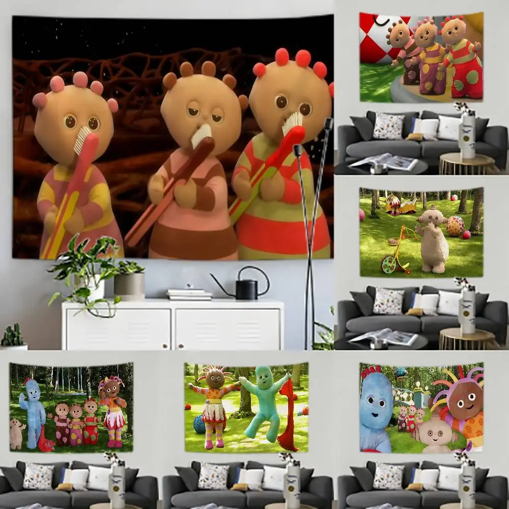 Cartoon-I-In The Night G-garden Tapestry Tapestries Of Various Styles,wall Hangings, Celebrity Photo Printing,wall Hangings