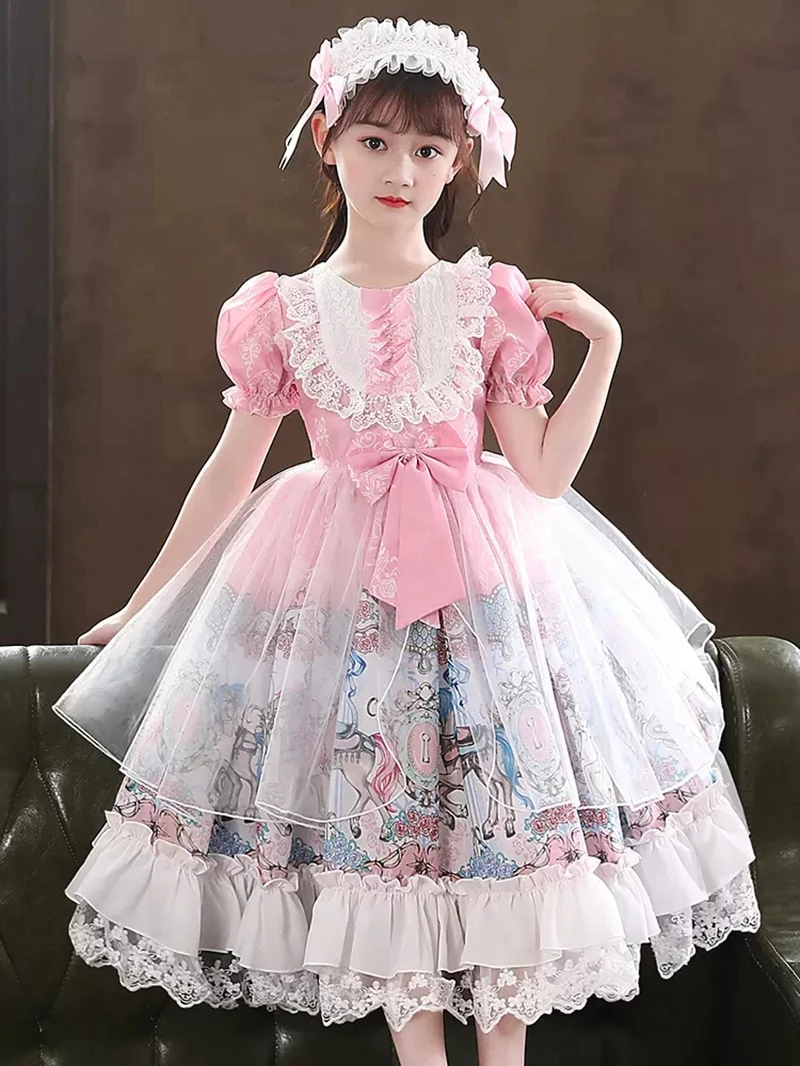 Vestidos de Fiesta de princesa estilo victoriano para chica, ropa de manga larga, estilo gótico, Harajuku, Kawaii, elegante, japonés, adorable Vestido de Lolita