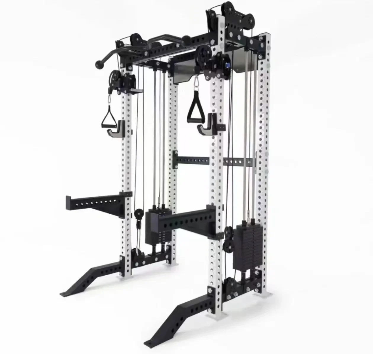 New type Hot Selling gym machines fitness equipment multi Power rack with holes squat rack home gym club use