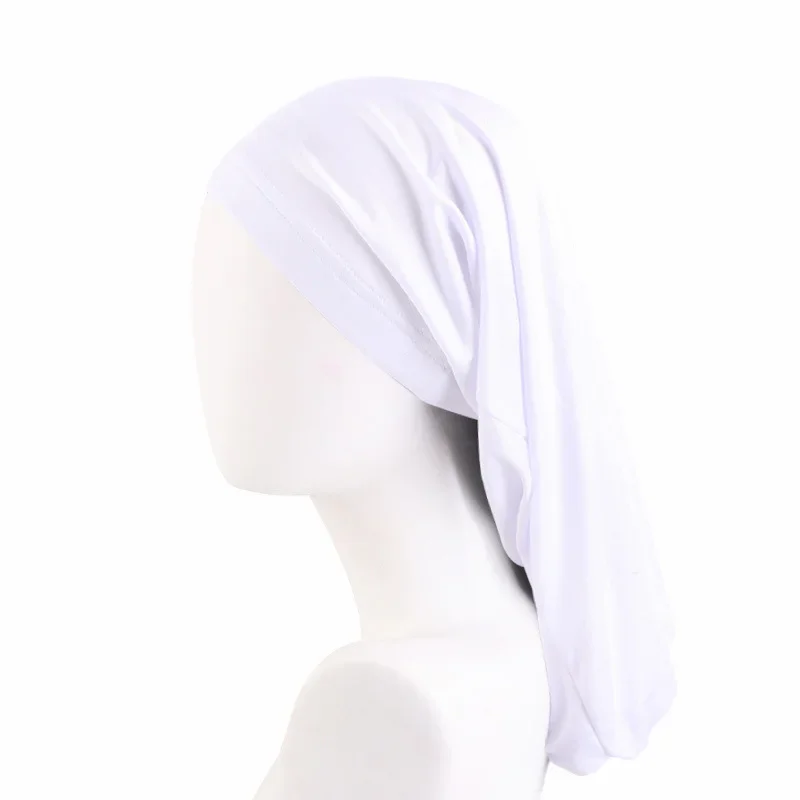 Bonnet élastique unisexe pour cheveux longs, chaussette, tresses dreadlock, chapeaux de sommeil, tête ronde, turban, bonnet de nuit, soin des