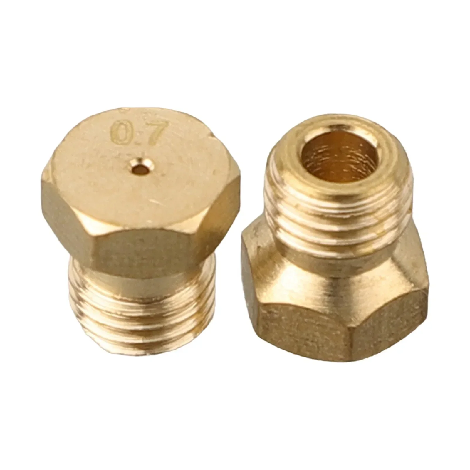 Available Flat Diameter Mm Gas Stove LPG Conversion Nozzle Standard Thread M X Height Mm Butane Diameter Height