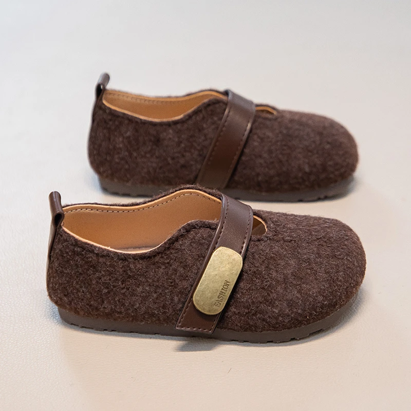 

Плюшевые тапочки для маленьких мальчиков и девочек, детские флисовые эластичные сабо, обувь для малышей, зимняя теплая обувь на мягкой подошве, Zapatos