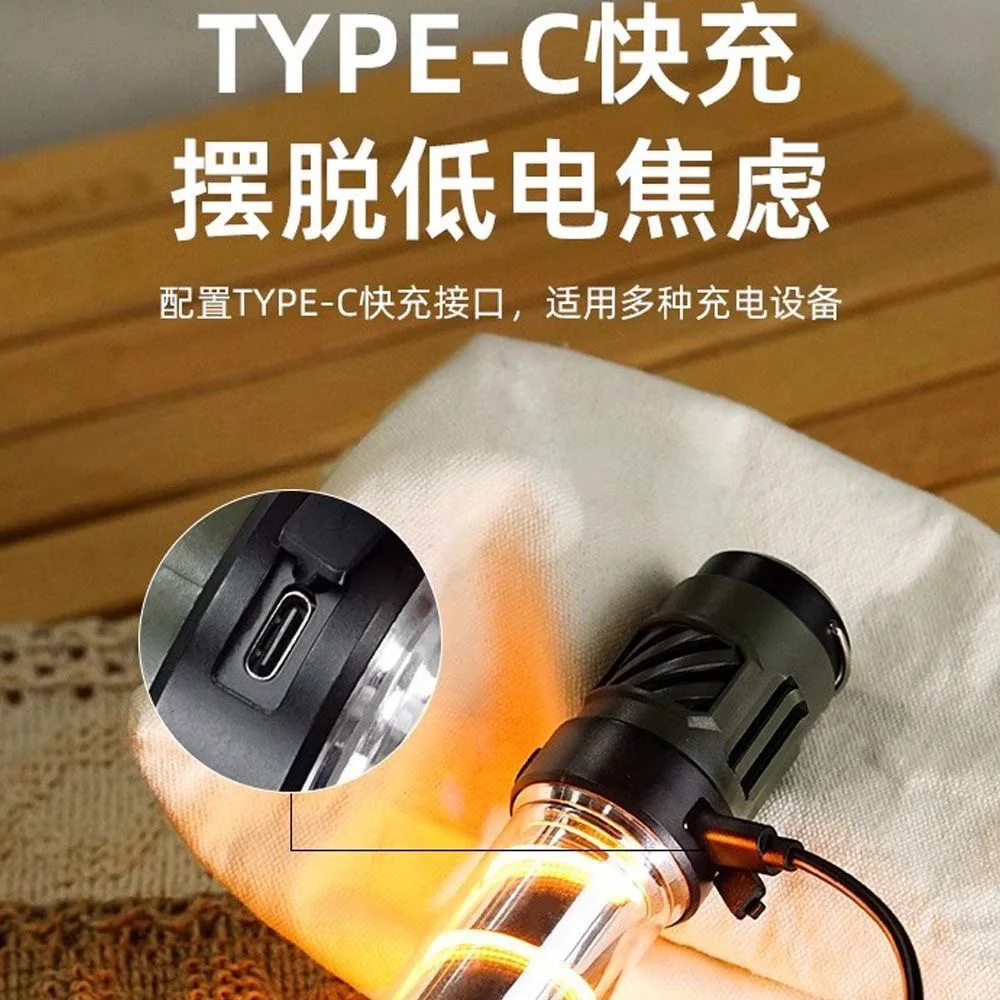 Multi-function Camping Mosquito Lamp Rechargeable Portable LED Flashlight Outdoor Lighting Mosquito Repellent Light with Tripod