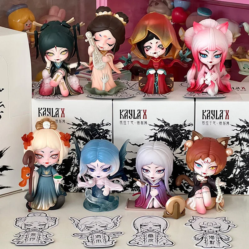 Kayla'x Dark Fairy Tale Series Blind Box Toys Cute Action Anime Figure Kawaii Mystery Box Model Doll Gift Surprise Box Ornaments