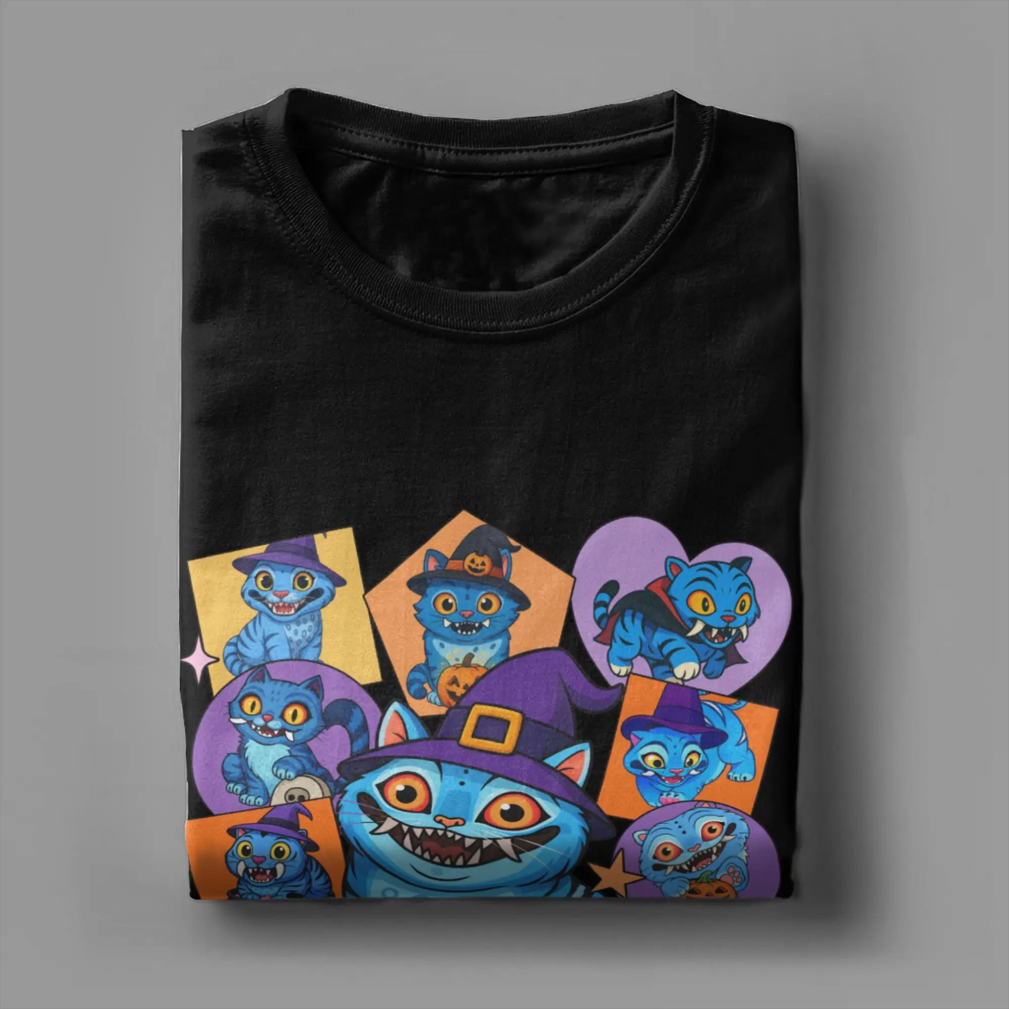 KPop شيطان الصيادين ديربي هالوين تي شيرت الرجال الترفيه القطن الخالص تي شيرت الياقة المستديرة قصيرة الأكمام تي شيرت الملابس #4