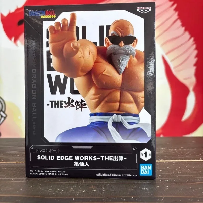 Op voorraad. Origineel BANDAI Banpresto Dragon Ball Master Roshi SOLID EDGE WORKS-THE anime-model, verzamelobject, speelgoed, cadeau.