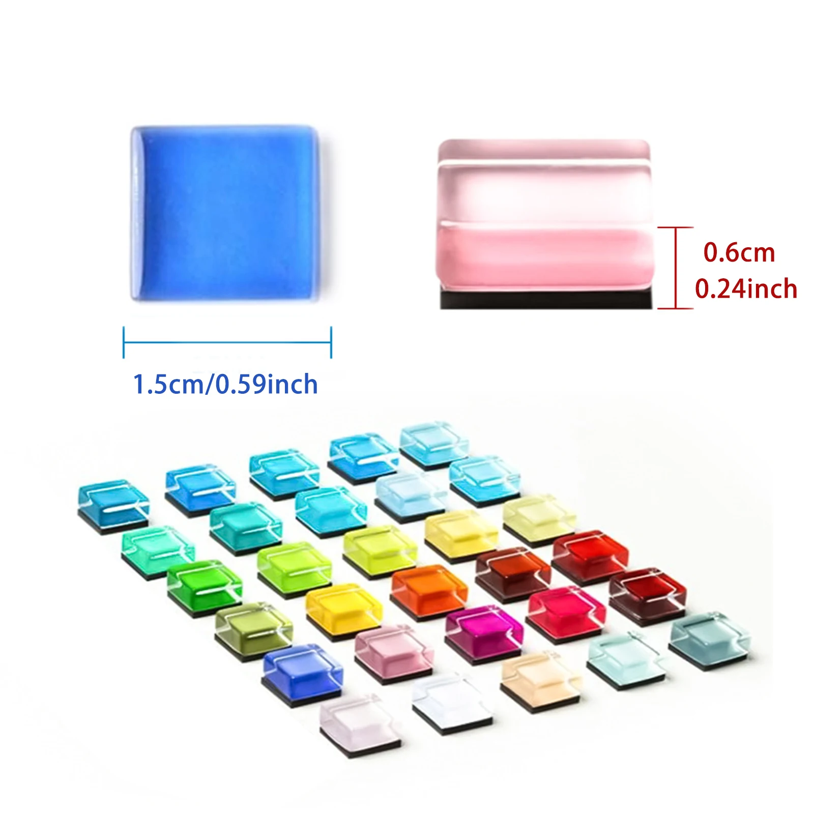 16 Color Refrigerator Magnets - Colorful Fridge Magnets with Cute Decorative Designs for Office, Kitchen, Locker, Glass