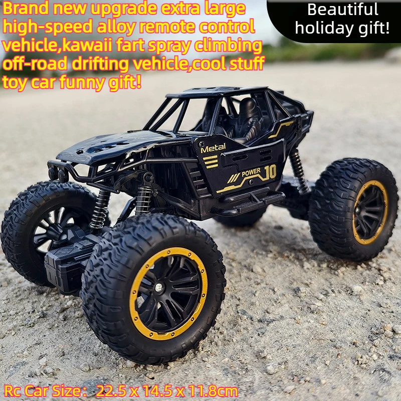 Cool Stuff Toy Car Funny Gift-Kawaii High-speed Rc Truck,remote Control Car,Climbing Off-road Rc Cars,Fart Spray,Toys for Kids