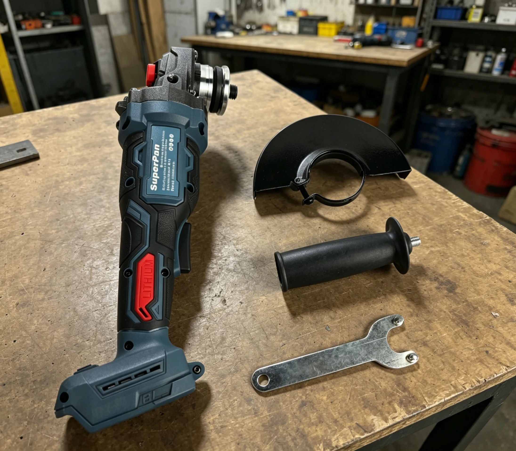 

Cordless Brushless Angle Grinder, Compatible with 18V Battery, Bare Machine Without Battery，For makita Battery