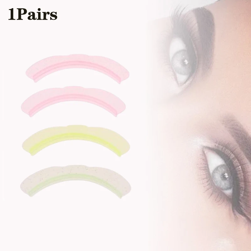 1 paio di accessori per l'estensione delle ciglia Lash Lift cuscinetti in silicone Flash Bow ciglia Perm 3D Bigodino cerotti per gli occhi strumenti applicatori