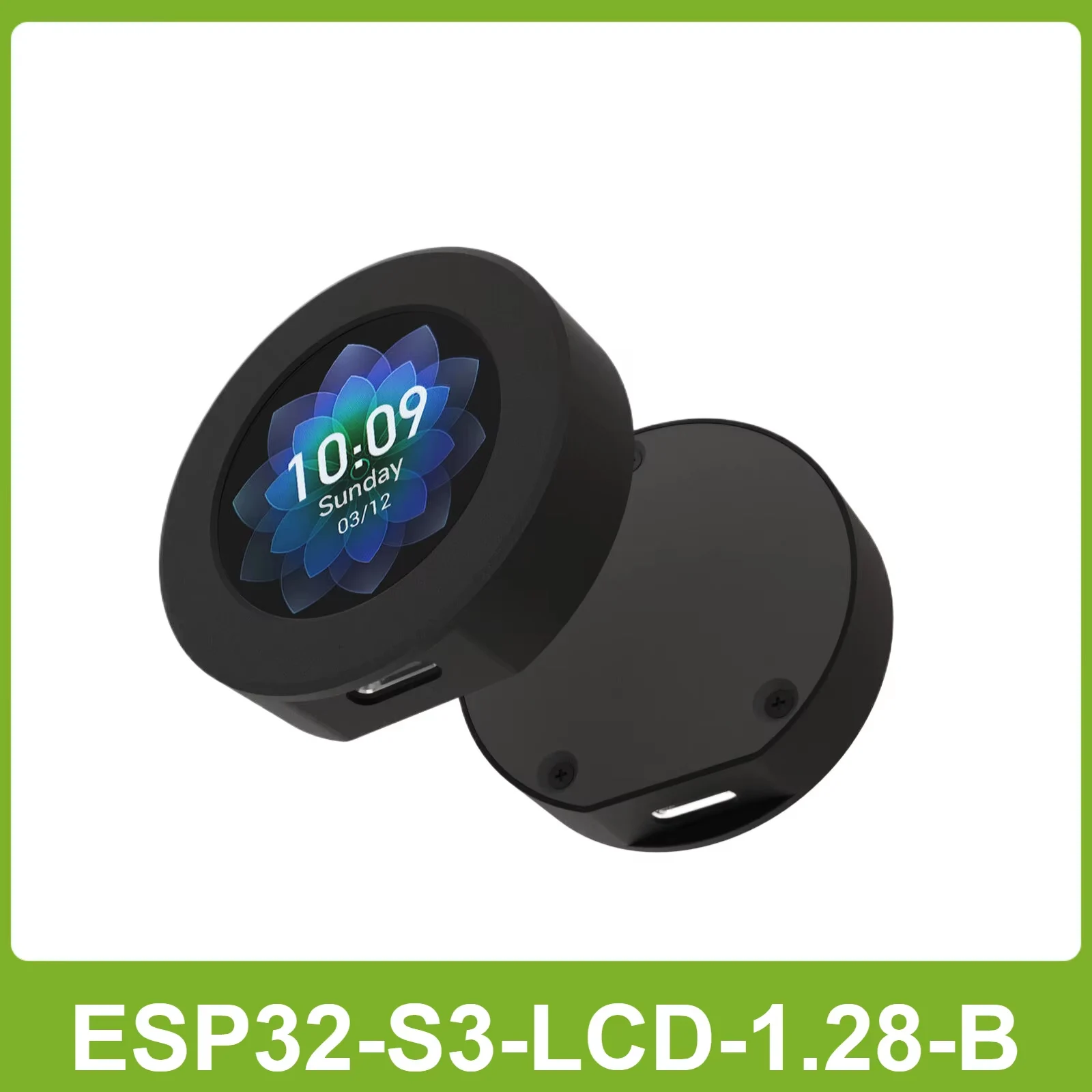 웨이브쉐어 ESP32-S3-LCD-1.28-B 개발 보드, 32비트 LX7 듀얼 코어 프로세서, 1.28인치 IPS 원형 LCD, WiFi/BT 지원