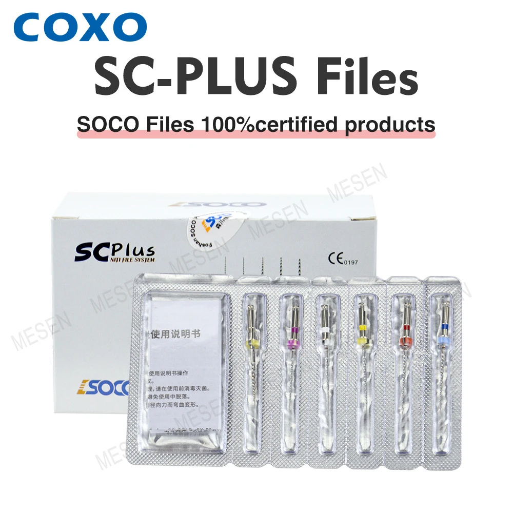 

Dental COXO SOCO Root Canal instrument Machine Expanding Needle Nickel Titanium File System SCPIUS Oral Motor mechanized File