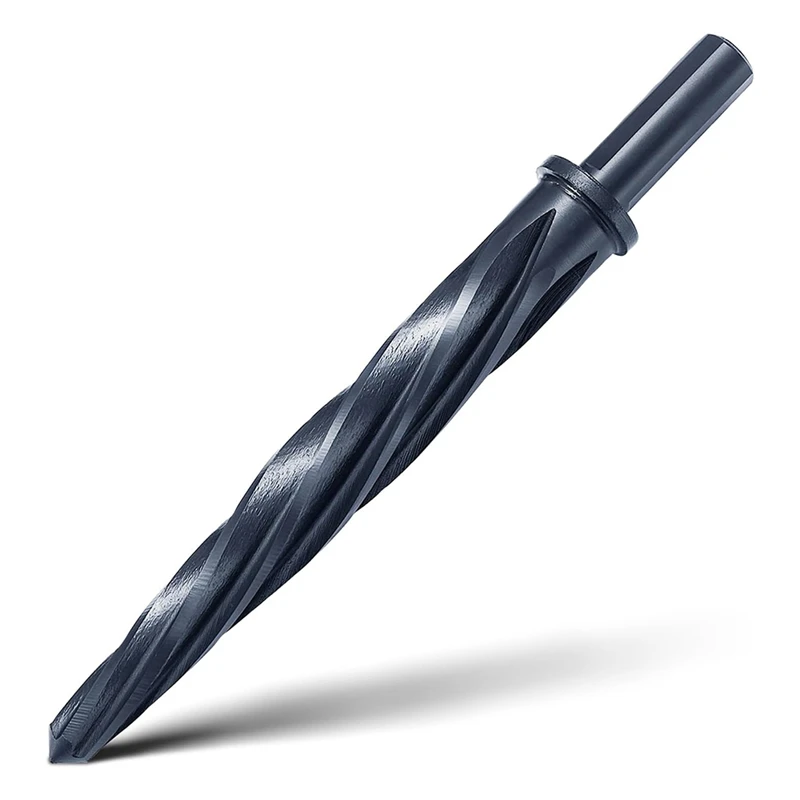 7/8 Inch Construction Reamer - Alcrn Coated, M2 HSS, 1/2 Tri Shank, Precision Aligned And Magnified