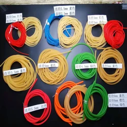 10M 고무 로프 직경 2 2.5 3mm 솔리드 탄성 낚시 로프 낚시 액세서리 낚시 장비에 대한 좋은 품질 고무 라인