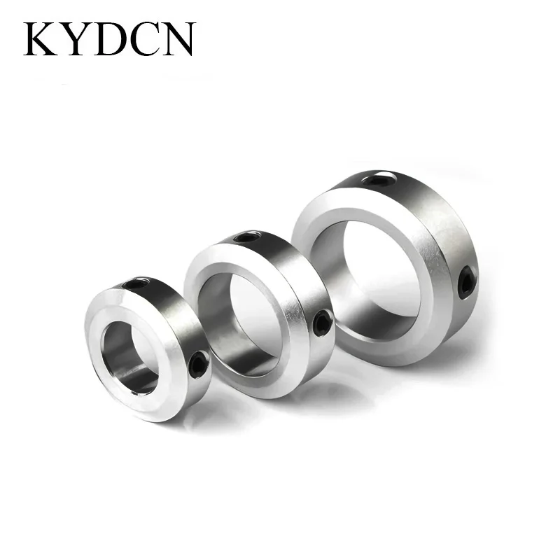 1Pcs Aluminum Alloy Screw Shaft Collar 5-30mm Inner Dia Fixed Lock Limit Ring Axle Retaining Locator CNC Optical Shaft Hardware
