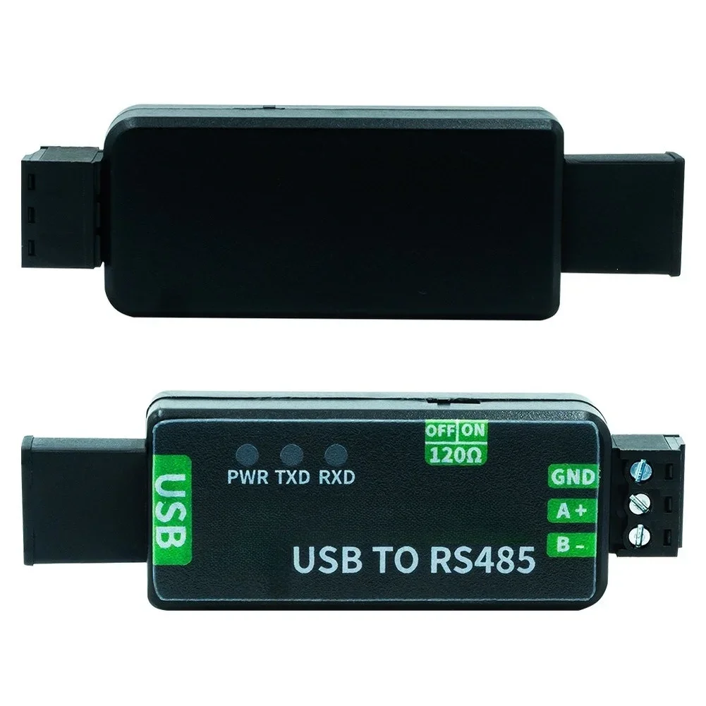 USB To For RS485 Converter CH343G Serial Adapter With Terminal Resistor Switch For 3D Printing Data Collection Industrial Automa