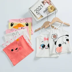 Cotton Children's summer Vest Cartoon Colored Kids Camisole Children Tops Summer Baby Singlet Girls Undershirts Tank