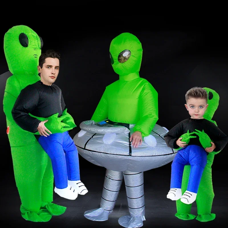 

Inflatable Alien Costumes Fancy Halloween Party Cosplay Fantasy Blown Up For Adult MN3
