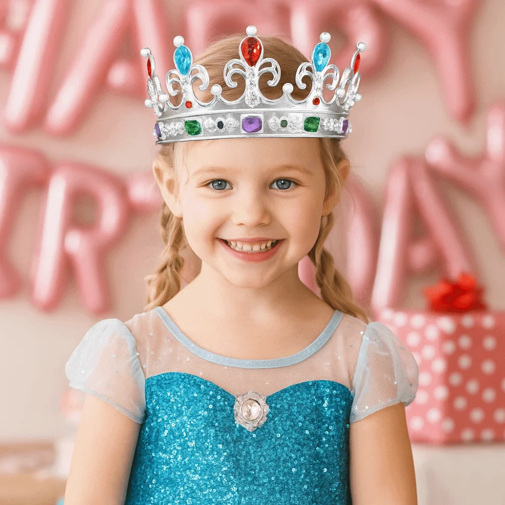 العصرية لامعة الباروك الملكة التيجان الفاخرة خمر سبيكة الأميرة تاج قابل للتعديل المبهر النساء الشعر هوب المرأة رجل #1