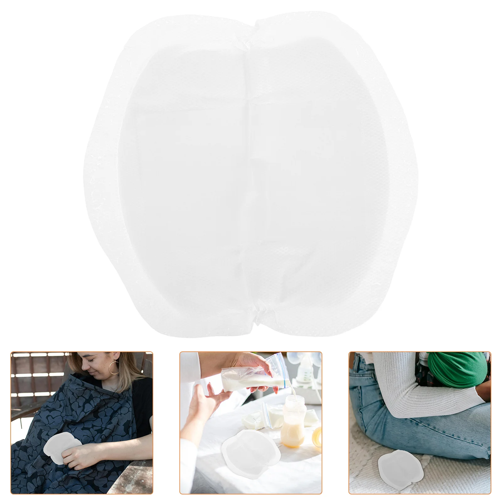 

Breast Pads Stay Dry Soft Nursing Leak Chest Leaking Milk Texture Women Non-woven Fabric Breathable Mother for Breastfeeding