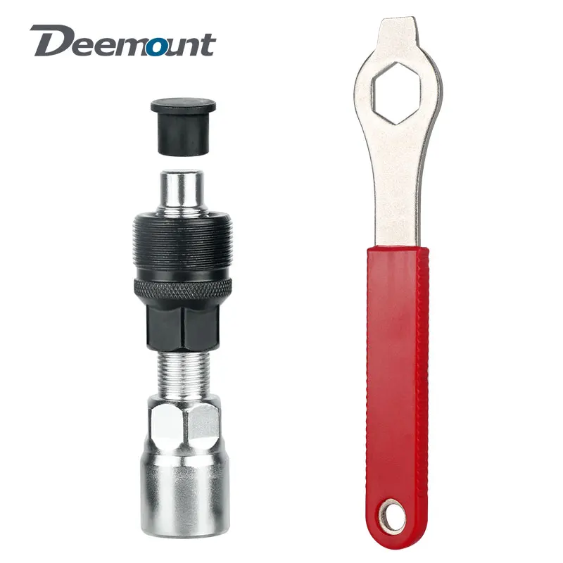 Thermal Tempered Sleeve for Bicycle Square Crankset Removal Splined Chainring Crank Arms Install Heat Treated Electroplated Tool