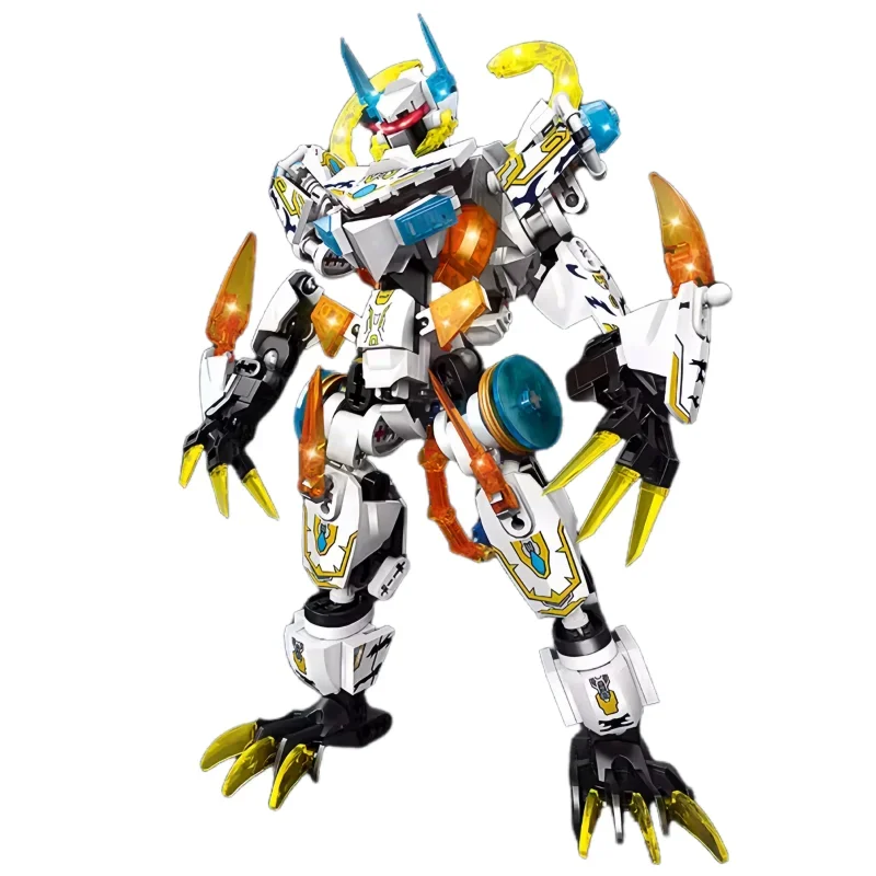 New God Beast Basalt Suzaku Mechanical mobile robot assembles action figures children\'s building blocks toy boy holiday gift