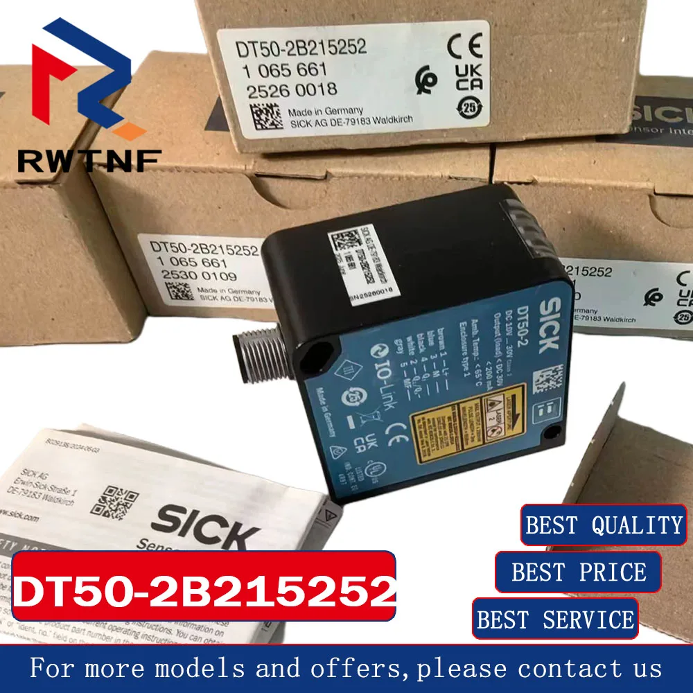 Brand New Genuine DT50-2B215252 SICK Laser distance sensor order number 1065661, 100% Original Warehouse Stock