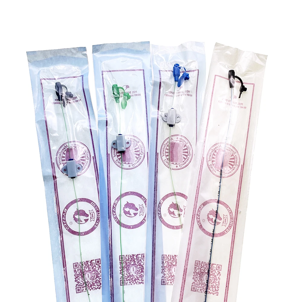 Pet Dog Cat Nasogastric Feeding Naso-Esophageal Tube Placement NE Single Use Place Round Closed Tip Nutritional Support 10PCS