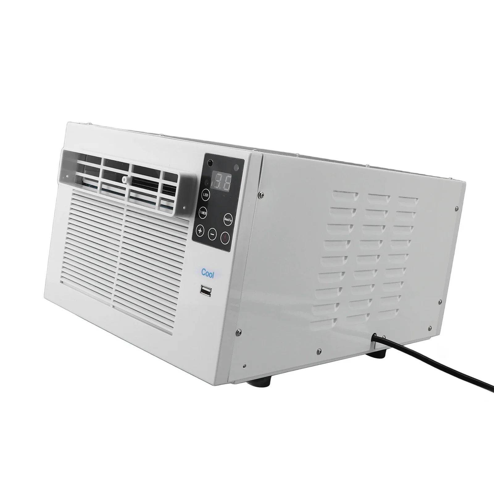 휴대용 에어컨 에너지 절약 1900BTU 280W 미니 이동식 에어컨 (리모컨 포함) 가정, 기숙사, 사무실, 캠핑, 애완동물 공간용
