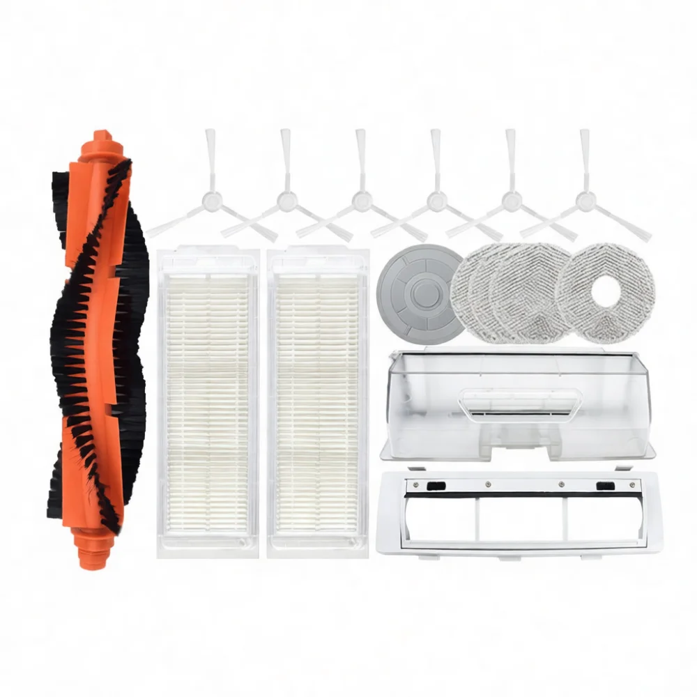 Cleaning Robot Parts Bundle For X20 C101 Roller Side Brush Filter Mop Pad Dust Box Maintenance Accessories